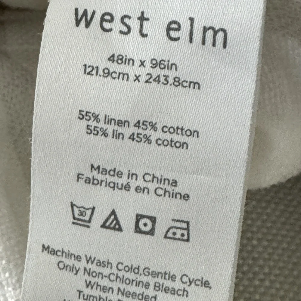 West Elm Moorish Tile Printed Blackout Curtain Panel  (2/ panels